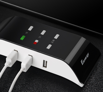 新明能數碼充電設備電商首頁設計